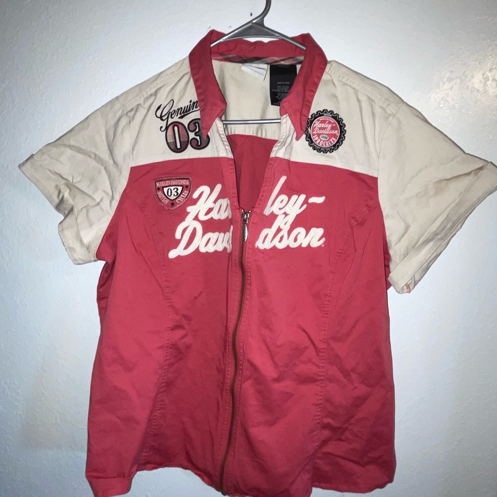 Harley-Davidson Red Plaid Shirt